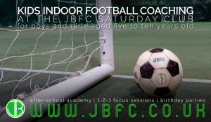 Register for the JBFC Saturday Club Kids Football Coaching in Colchester