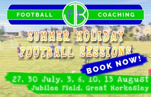 Summer Holiday Football Sessions in Colchester