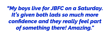JBFC Football Coaching For Kids In Colchester Testimonial
