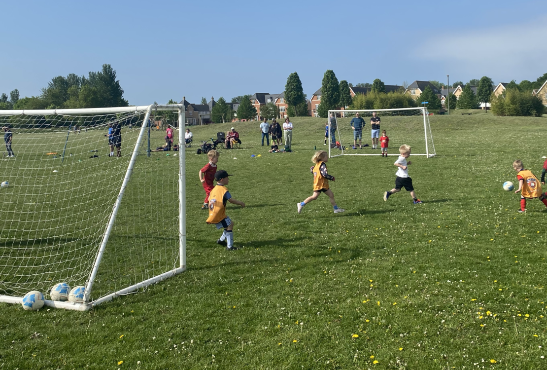 Group football coaching in Colchester for Kids
